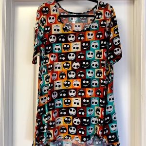 Lularoe Perfect T size XL Jack Skellington pattern